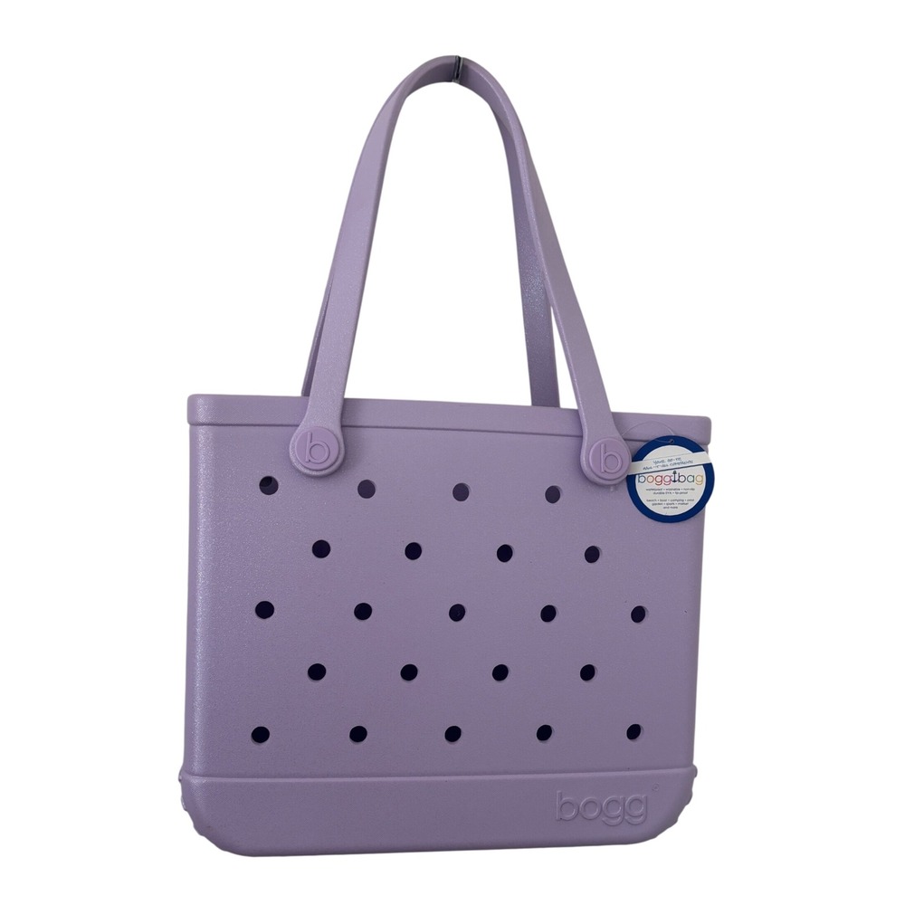 Bogg Bag Baby Bogg Tote Women Small Lilac Purple NWT EVA Beach Pool Waterproof